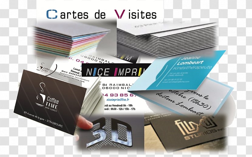 Business Cards Printing Flyer Poster Standard Paper Size - Information - Carte Visite Transparent PNG