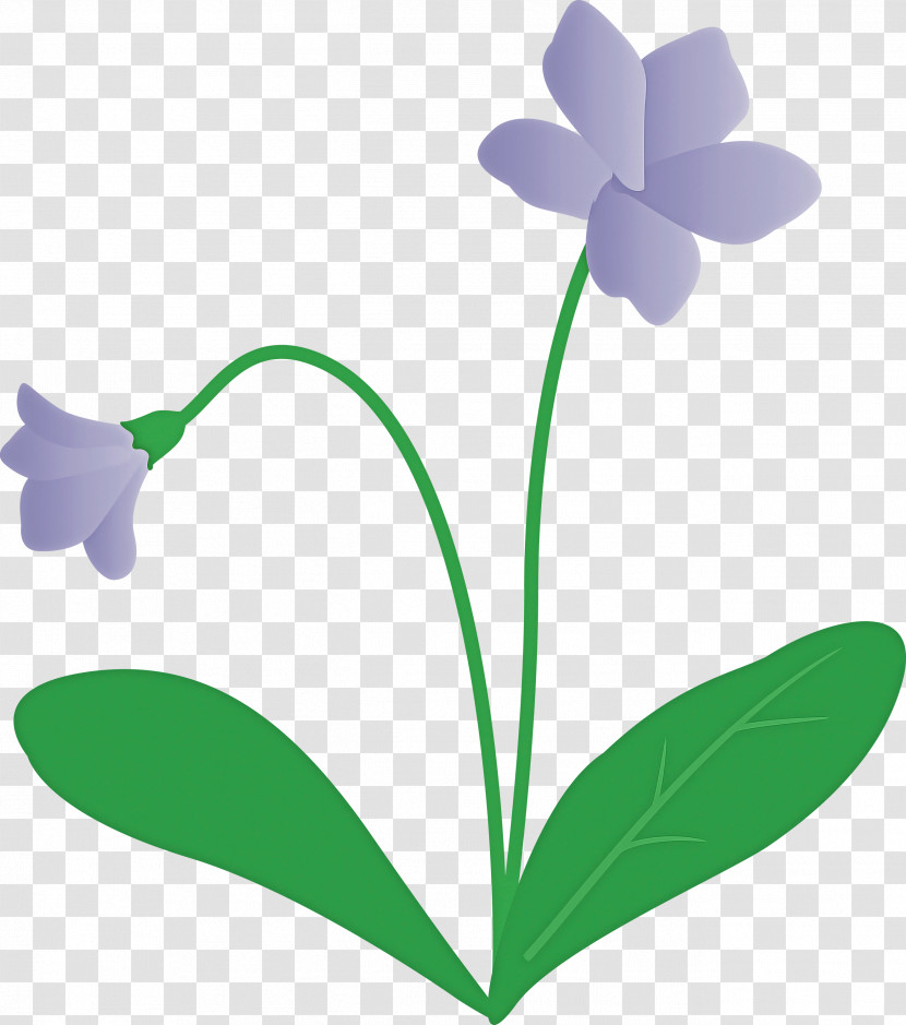 Violet Flower Transparent PNG