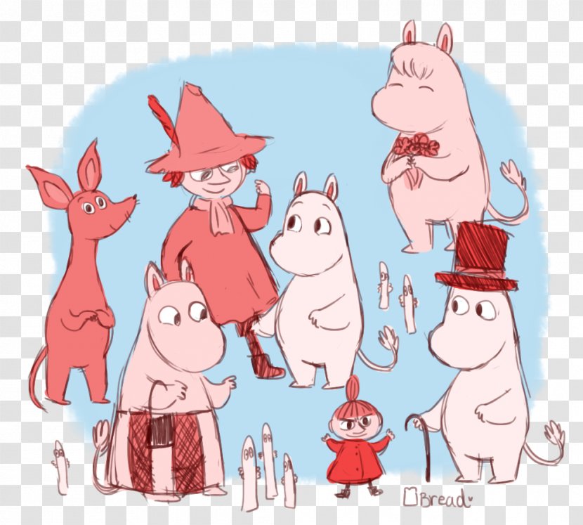 Pig Snufkin Horse Moomins - Fan Art Transparent PNG