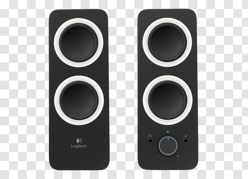 Logitech Z200 Computer Speakers Loudspeaker Stereophonic Sound - Pc Speaker Transparent PNG