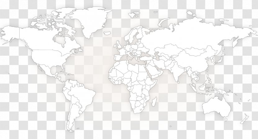 Globe World Map Sketch - Ocean Transparent PNG