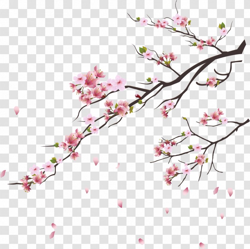 Cherry Blossom Tsukasa Of Tokyo Branch - Pink Blossoms Transparent PNG