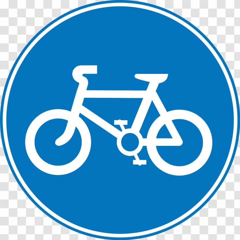 Long-distance Cycling Route Traffic Sign Bicycle Segregated Cycle Facilities - Shared Bus And Lane - Helmets Transparent PNG