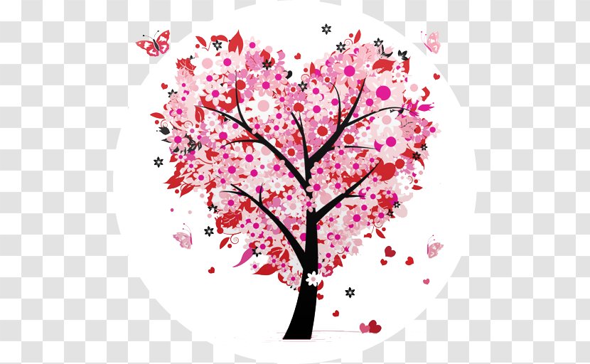 Valentine's Day Tree Heart Transparent PNG