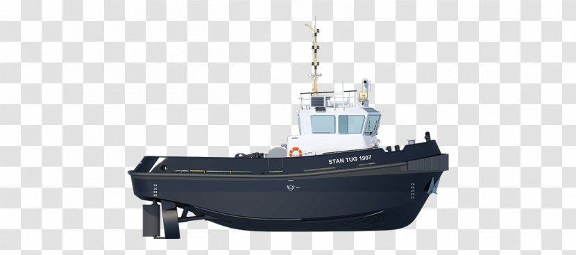 Tugboat Damen Group Bollard Pull Stan Naval Architecture - Ship Transparent PNG