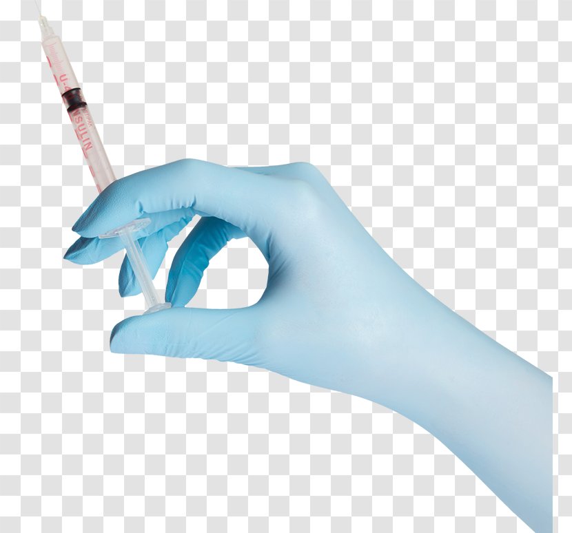 Medical Glove Hand Personal Protective Equipment Nitrile - Holding Transparent PNG
