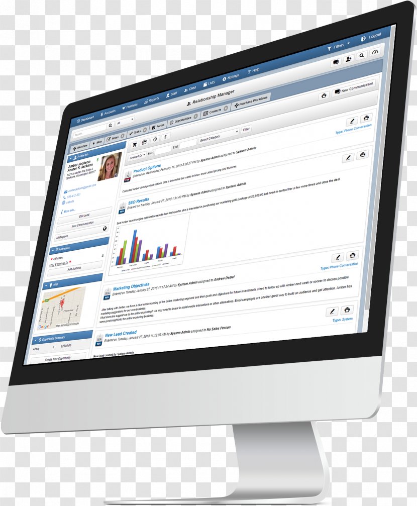Responsive Web Design Application - Management - Imac Transparent PNG