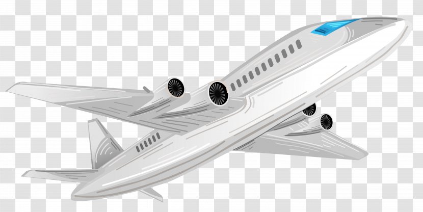 Airplane Narrow-body Aircraft Model Aviation - Transparent Vector Clipart Transparent PNG