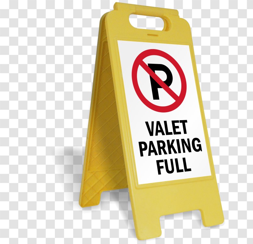 Valet Parking Wet Floor Sign Warning - Telephony Transparent PNG
