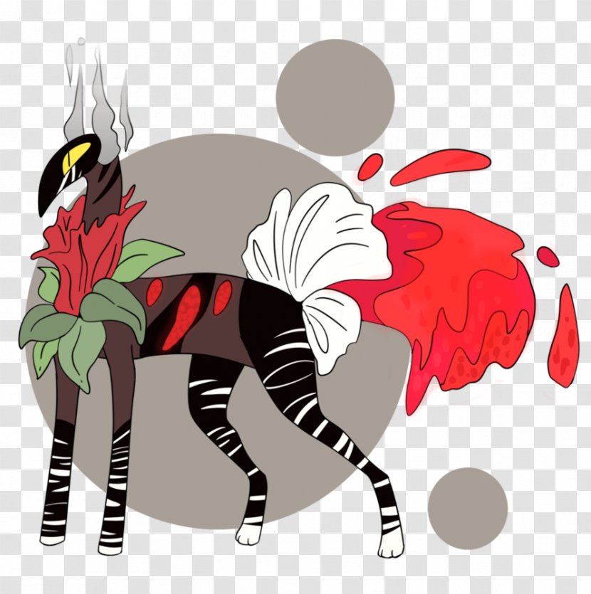 Horse Flower Legendary Creature Clip Art - Mythical Transparent PNG