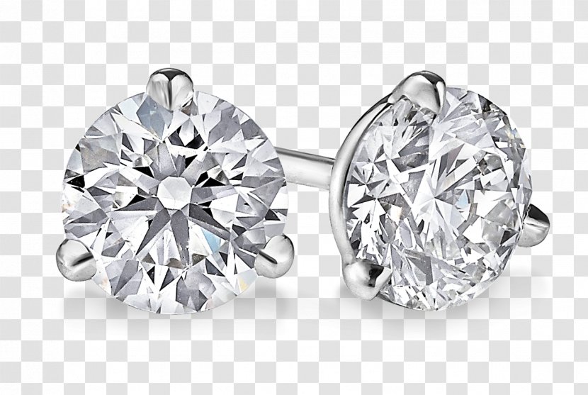 Earring Diamond Cut Ritani Jewellery - Brilliant Transparent PNG