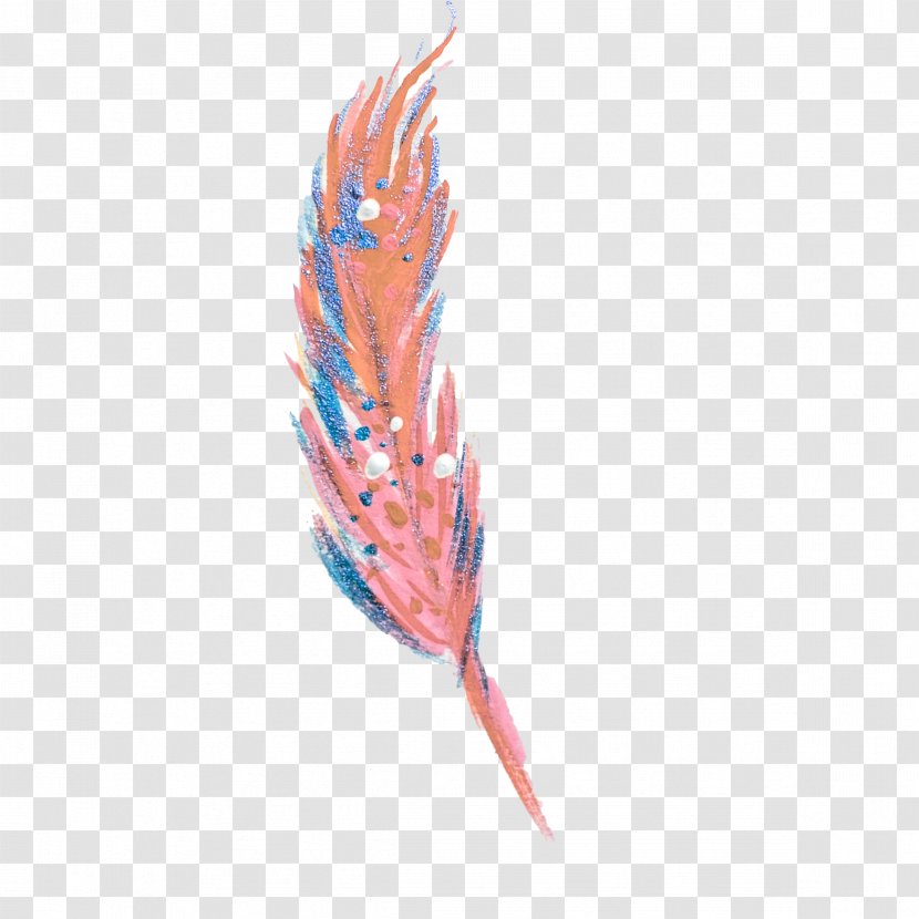 Feather Watercolor Painting Clip Art - Ink - Hole Magpie Transparent PNG