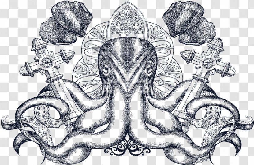 Octopus Cthulhu Stock Photography - Flower - Macula Transparent PNG