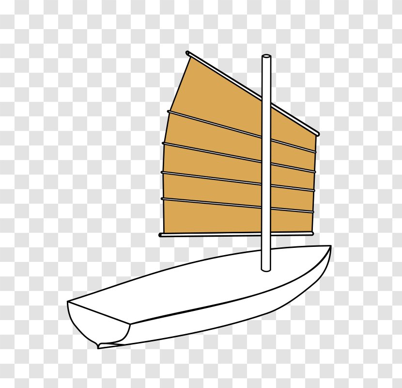 Sailboat Junk Rig Sail Plan - Area Transparent PNG