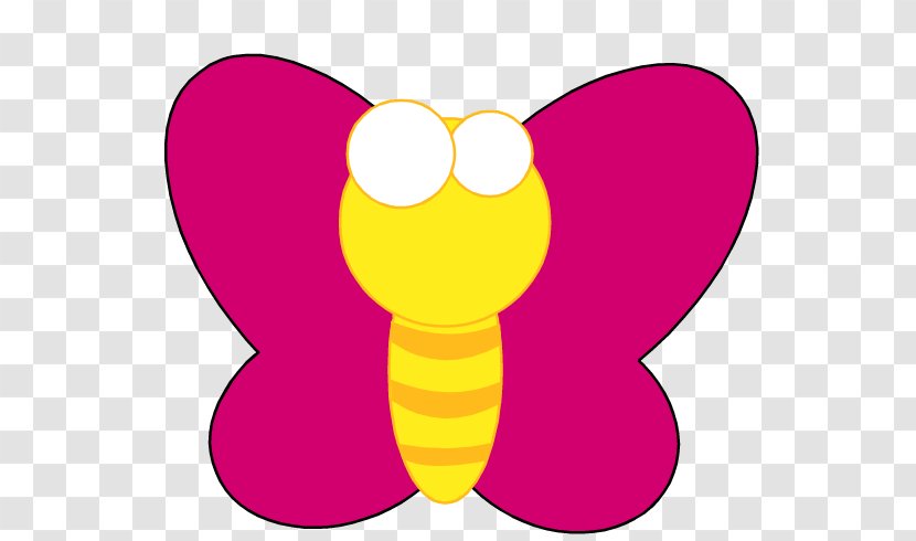 Clip Art Butterfly Drawing Image Cartoon - Pink Transparent PNG