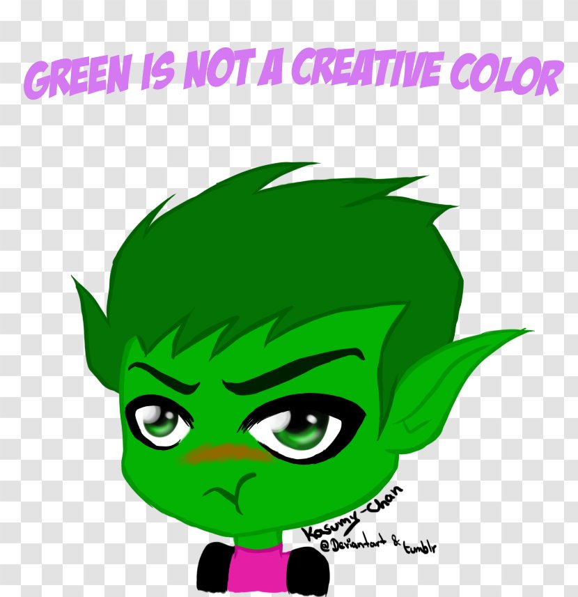 Beast Boy Color Green Creativity Violet - Silhouette - Creative Vouchers Transparent PNG
