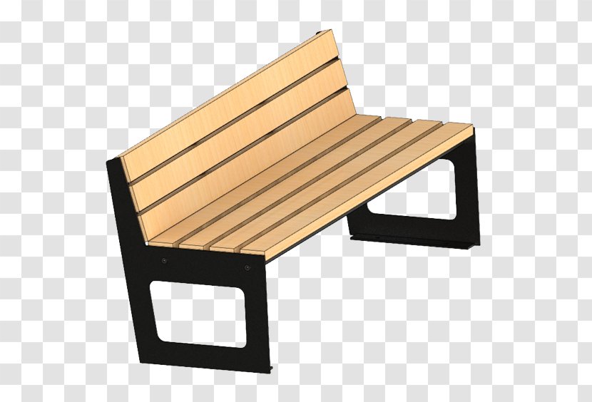 Table Bench Garden Furniture Line - Outdoor - Wooden Transparent PNG