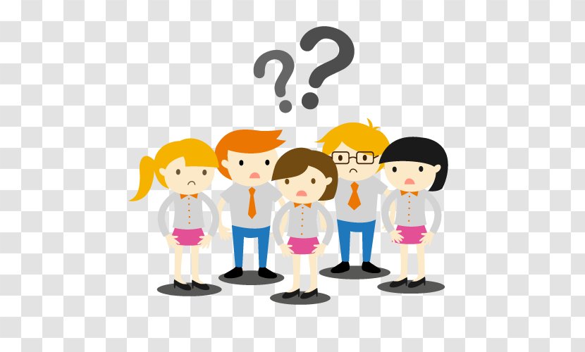 Royalty-free Vector Graphics Illustration Clip Art Image - Question　people Transparent PNG