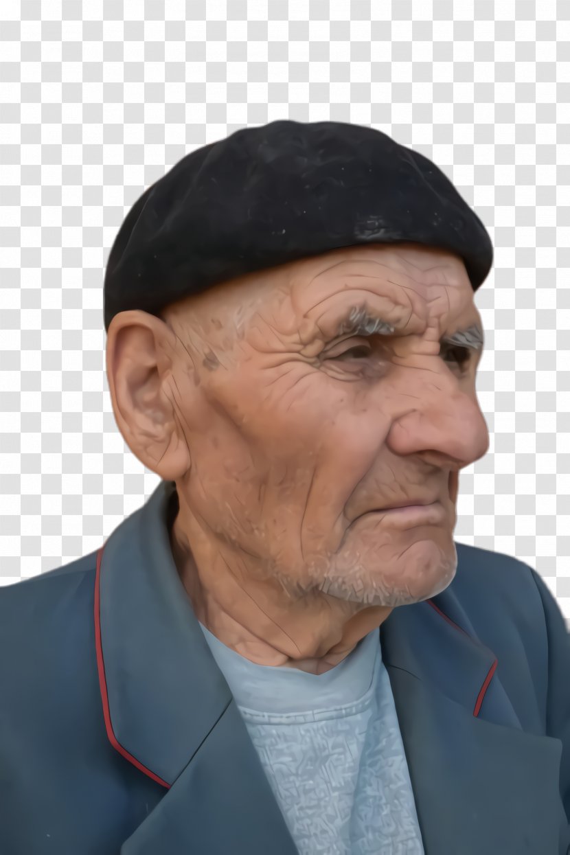 Old People - Hat - Gesture Neck Transparent PNG