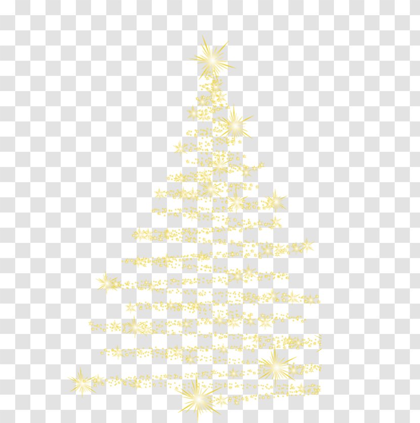 Christmas Tree Spruce Fir Ornament Pattern - Star Transparent PNG