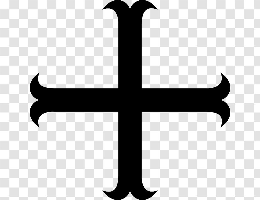 Christian Cross Crosses In Heraldry Moline - Symbol Transparent PNG