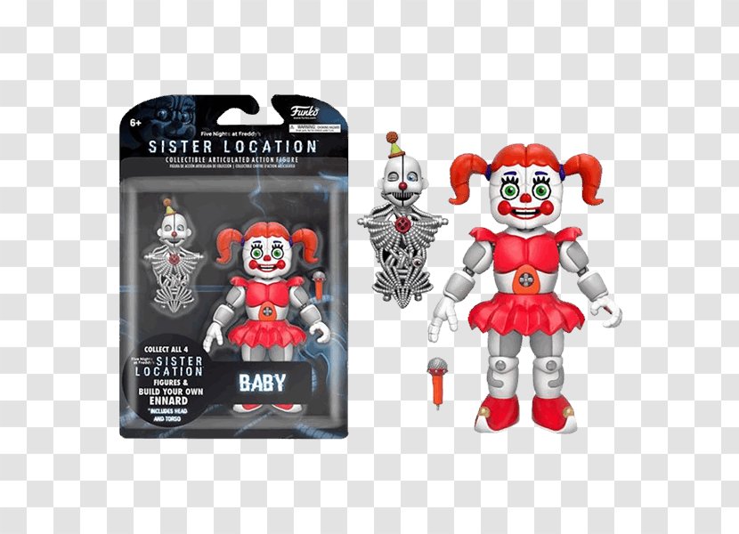 Five Nights At Freddy's: Sister Location Action & Toy Figures Funko Infant - Fictional Character - Freddy's Transparent PNG