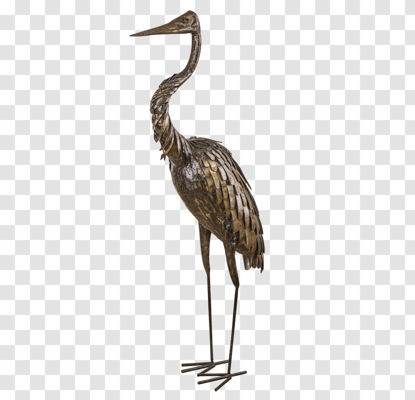 Crane Heron Bird Sculpture Stork Transparent PNG