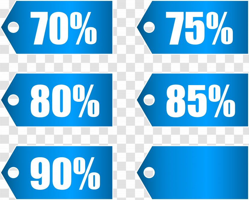 Discounting Coupon Price Discount Shop - Film - Blue Tags Set Part 3 Transparent Image Transparent PNG