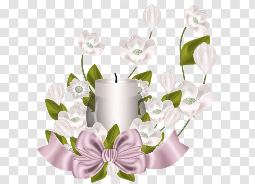 Candle First Communion Clip Art - Flowerpot Transparent PNG