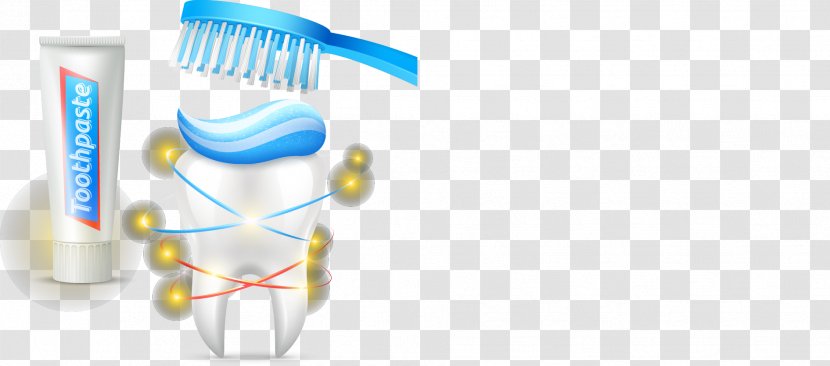 Toothbrush Toothpaste Euclidean Vector - Toothpaste, Transparent PNG