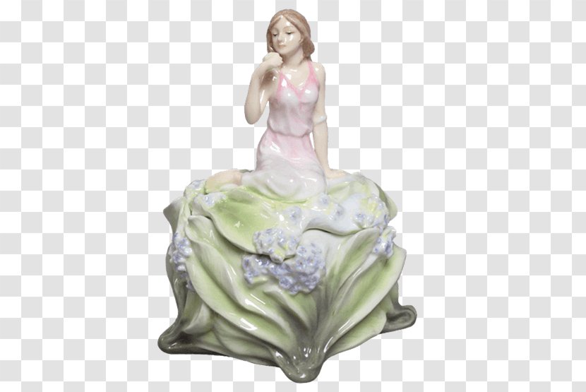 Ceramic Figurine Porcelain Common Bluebell Box - Flower Transparent PNG