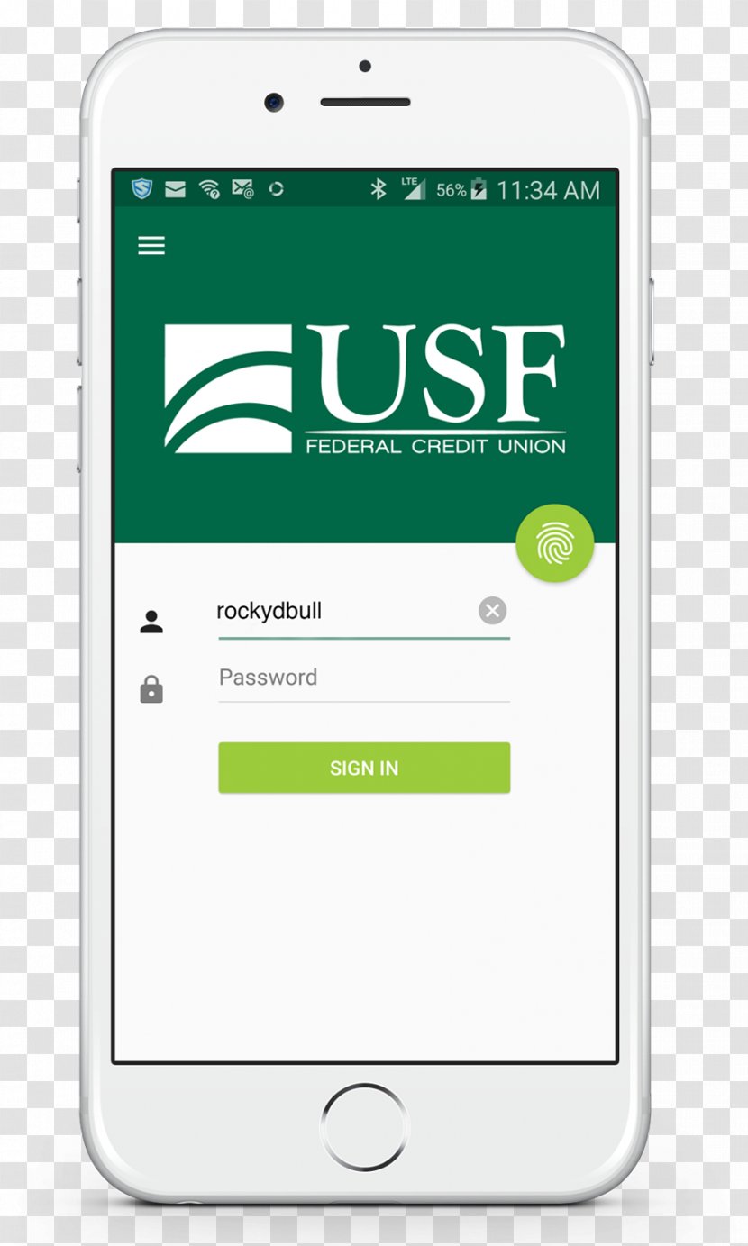 Feature Phone Smartphone USF Federal Credit Union Mobile Banking Air Force - Bank Transparent PNG