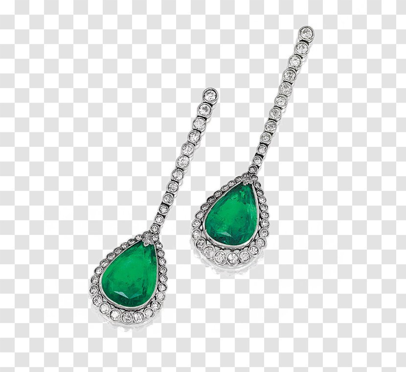 Emerald Image Jewellery Transparency - Earrings Transparent PNG