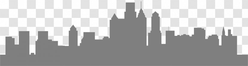 Philadelphia Skyline Silhouette - Architecture - Illustration Transparent PNG
