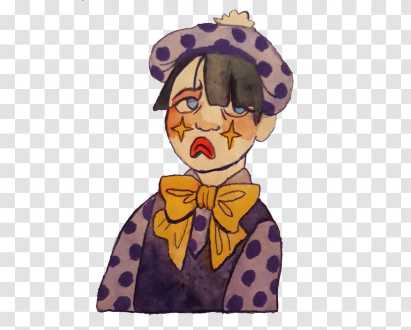 Polka Dot - Circus Clown - Brown Hair Transparent PNG