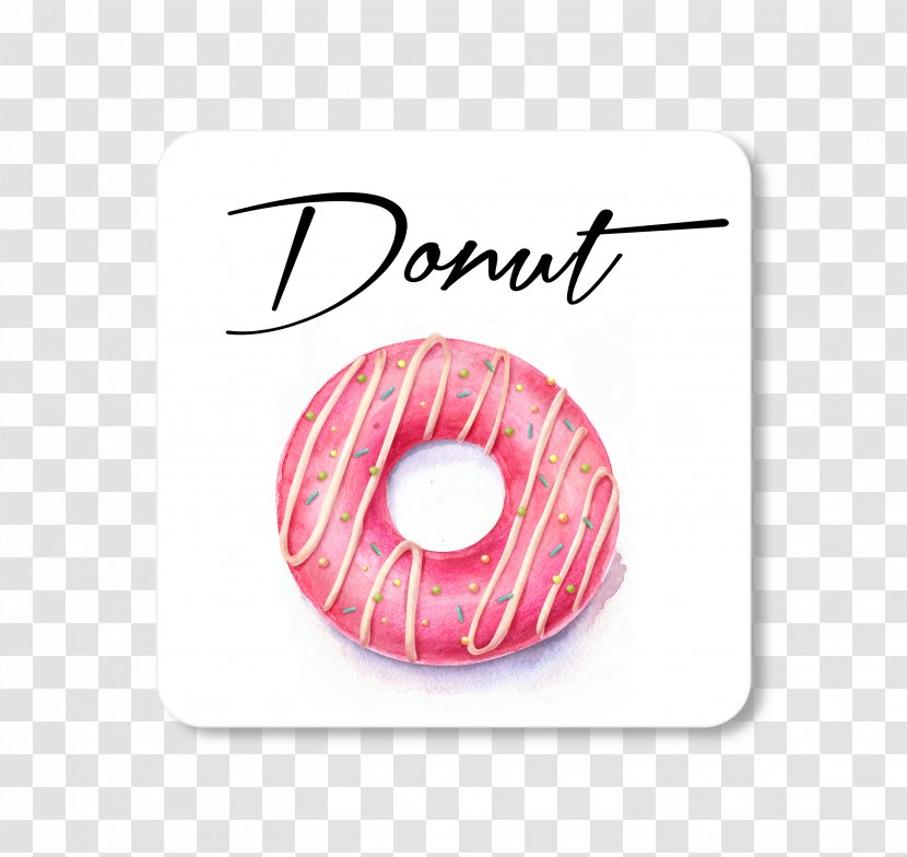 Doughnut European Cuisine Dessert - Red - Donut Transparent PNG