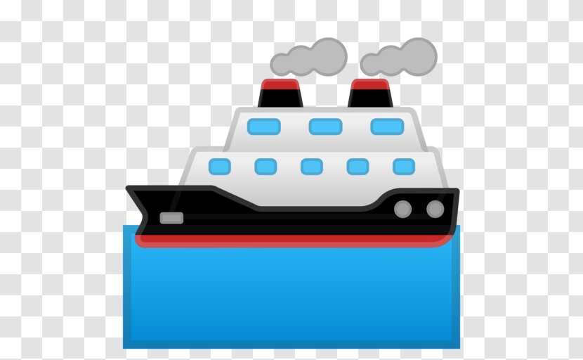 Emojipedia Ship Boat Noto Fonts - Blue - Passenger Transparent PNG