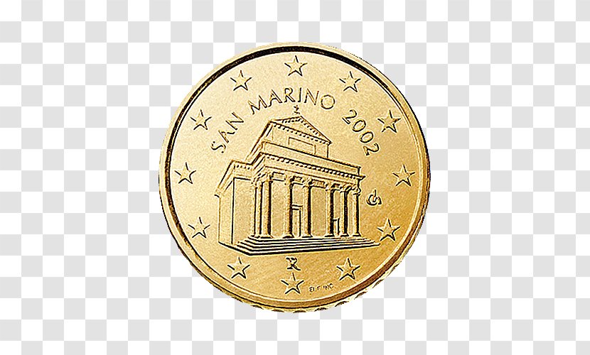 San Marino Sammarinese Euro Coins - 1 Cent Coin - 5 Transparent PNG