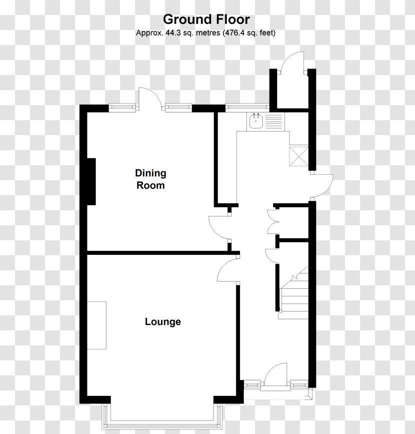 Rathfarnham Apartment House Floor Plan Frankfort Mews - Silhouette Transparent PNG