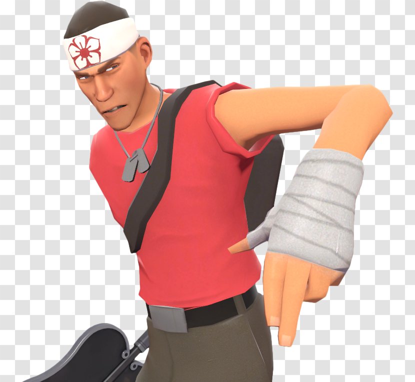 Gabe Newell Team Fortress 2 Hachimaki Headband Hat - Neck Transparent PNG