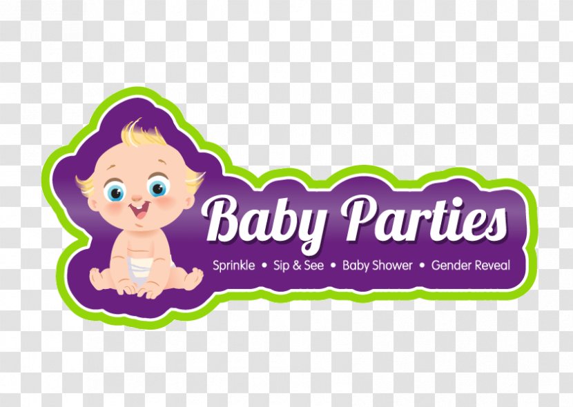 Logo Baby Shower Gender Reveal Clip Art Brand - Flower - Party Transparent PNG