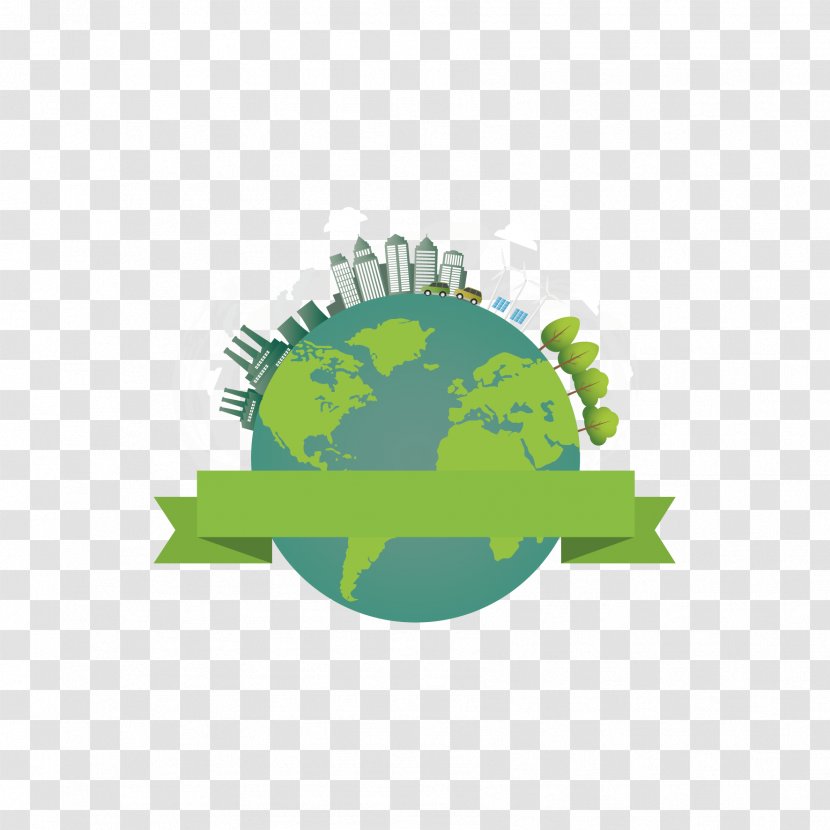 World Environment Day Earth Natural - Vector Green And Architecture Transparent PNG