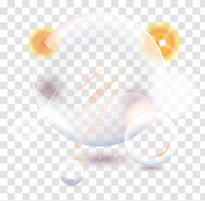 Soap Bubble Download Foam - Orange - Dream Effect Elements Transparent PNG