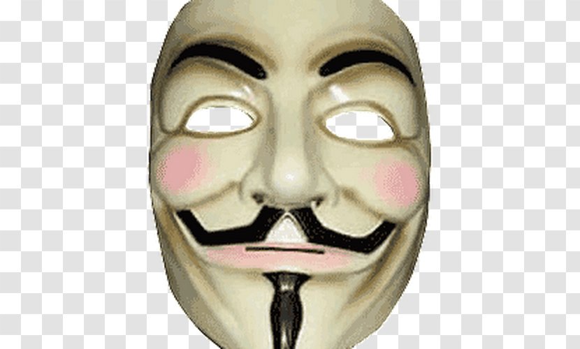 Guy Fawkes Mask V For Vendetta - Masquerade Ball Transparent PNG