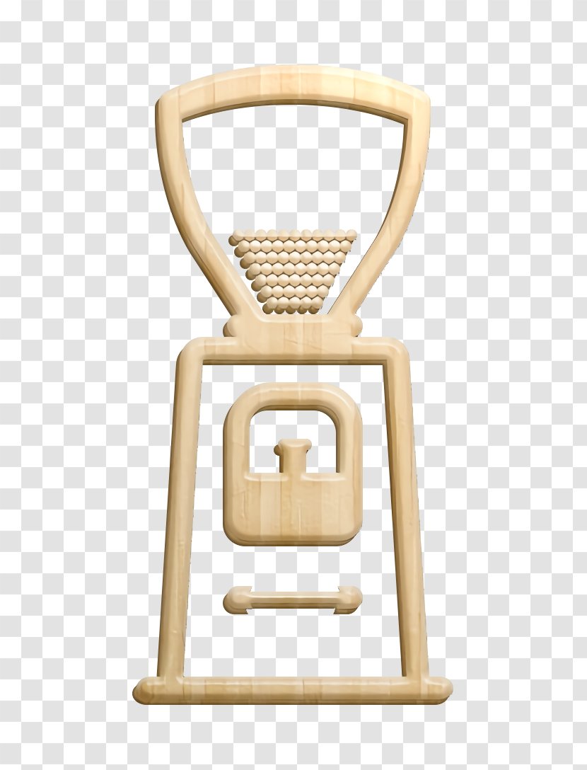 Barista Icon Coffee Grinder - Machine - Chair Wood Transparent PNG