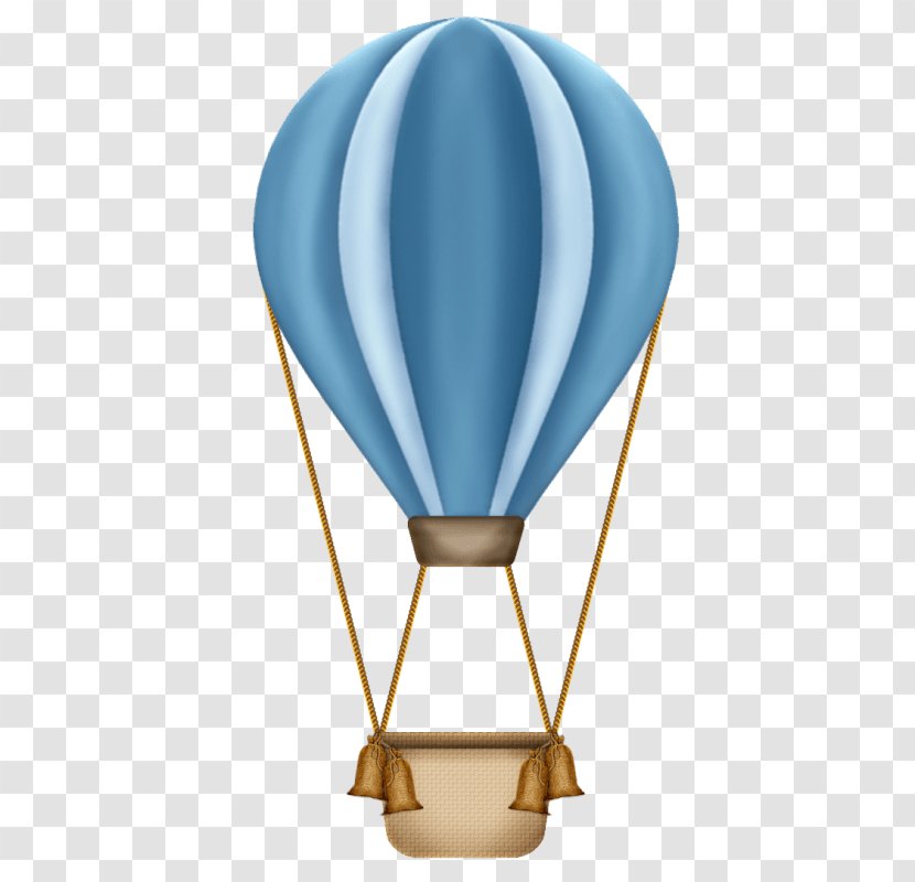 Clip Art Hot Air Balloon Openclipart Image - Blue Transparent PNG