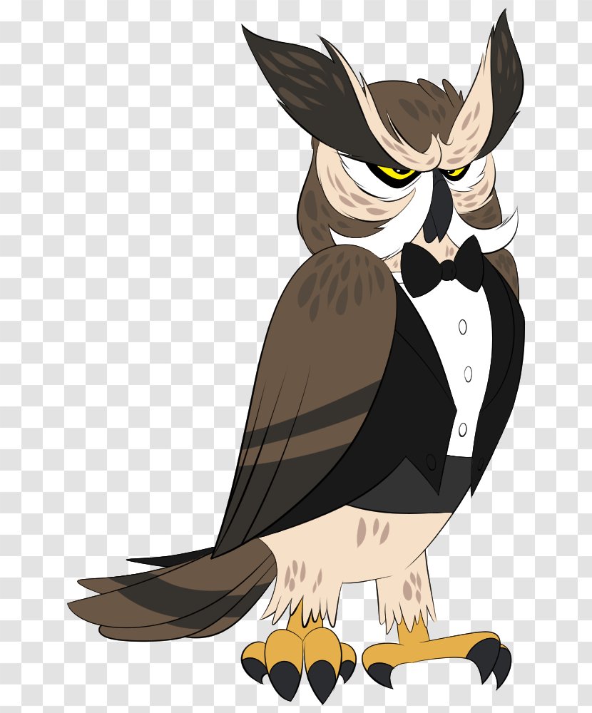 Fan Art DeviantArt Museum - Character - Great Horned Owl Transparent PNG