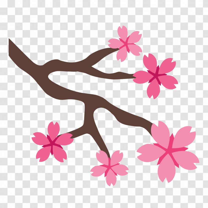 Cherry Blossom Clip Art - Branch - BLOSSOM Transparent PNG