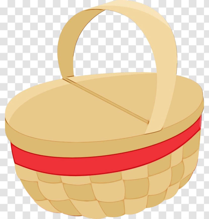 Product Design Clip Art Basket - Beige - Storage Transparent PNG