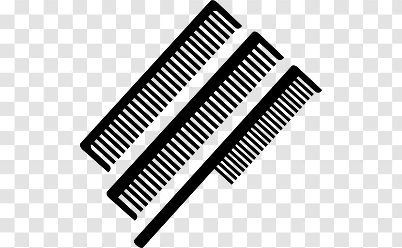 Comb Hairdresser Barber Hairbrush - Moustache Transparent PNG